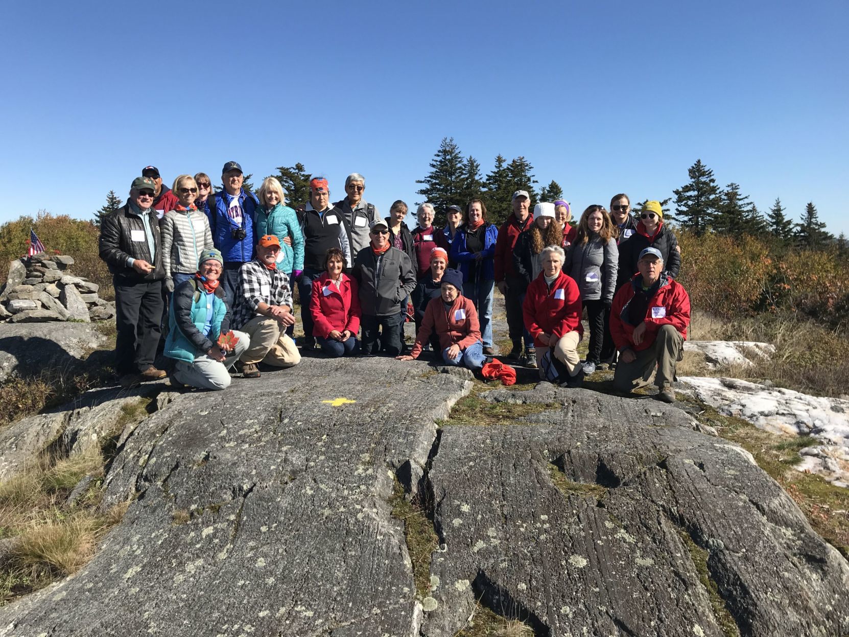 Hikers on Silver Mountain